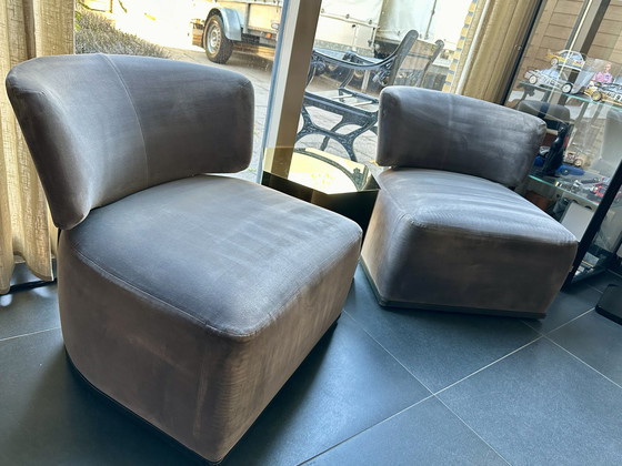 Image 1 of Maxalto Amoenus Soft von Antonio Citterio Fauteuils 2 Stuks