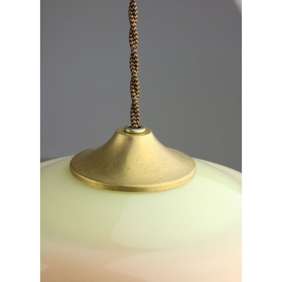 Image 1 of Paar alte Kleiderbügel aus Glas und Messing