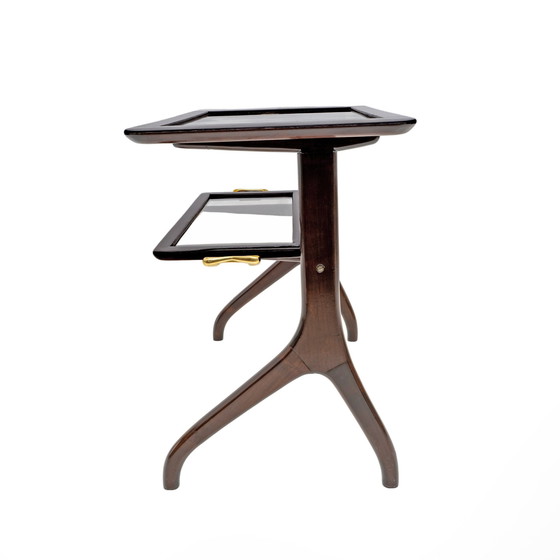 Image 1 of Mid Century Modern Italienischer Tabletttisch im Stil von Ico Parisi