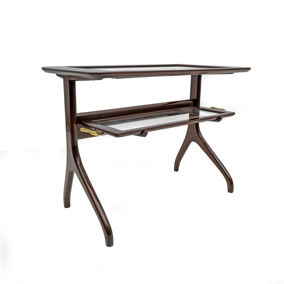 Image 1 of Mid Century Modern Italienischer Tabletttisch im Stil von Ico Parisi