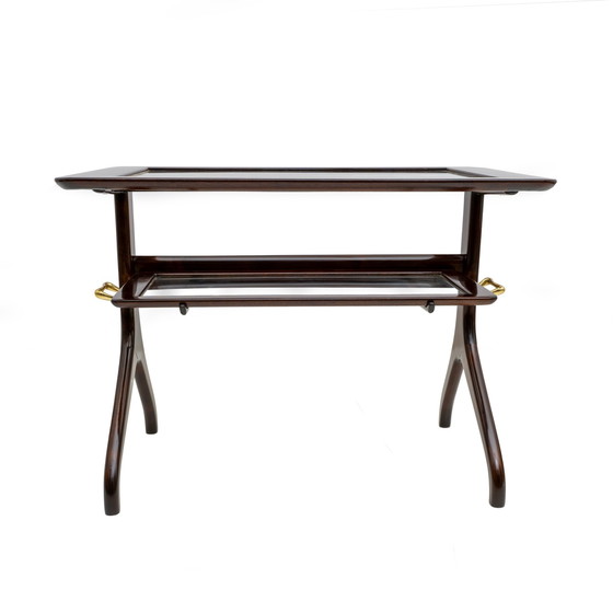 Image 1 of Mid Century Modern Italienischer Tabletttisch im Stil von Ico Parisi