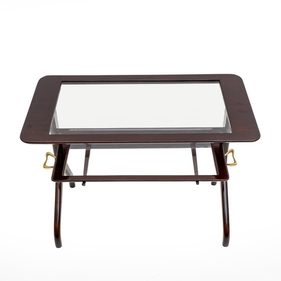 Image 1 of Mid Century Modern Italienischer Tabletttisch im Stil von Ico Parisi