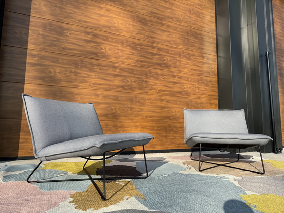 Image 1 of 2 Jess Design Earl Sessel in & Outdoor Stühle Grau blau