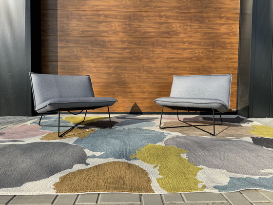 Image 1 of 2 Jess Design Earl Sessel in & Outdoor Stühle Grau blau