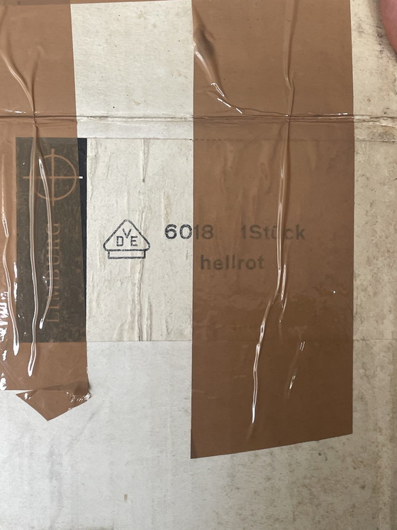 Image 1 of Vintage Glashütte Limburg 6018 Pilz Tischlampe