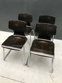 4 Pagholz Flototto Schulstühle