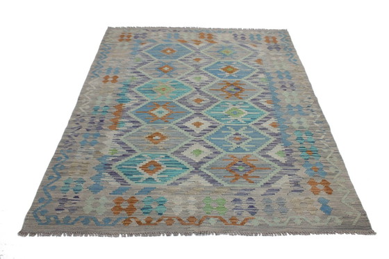 Image 1 of Original Old Style Kelim Afghan 197 X 156 Cm Top Zustand