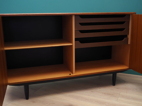 Image 1 of Teakholz-Schrank, skandinavisches Design, 1960er Jahre, Designer: Bertil Fridhagen, Manufaktur: Bodafors
