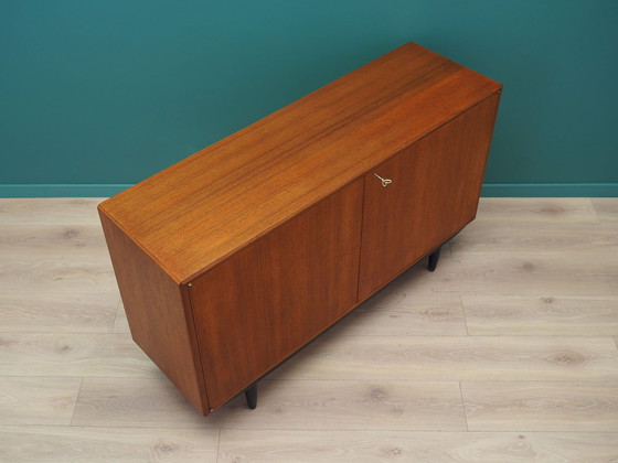 Image 1 of Teakholz-Schrank, skandinavisches Design, 1960er Jahre, Designer: Bertil Fridhagen, Manufaktur: Bodafors