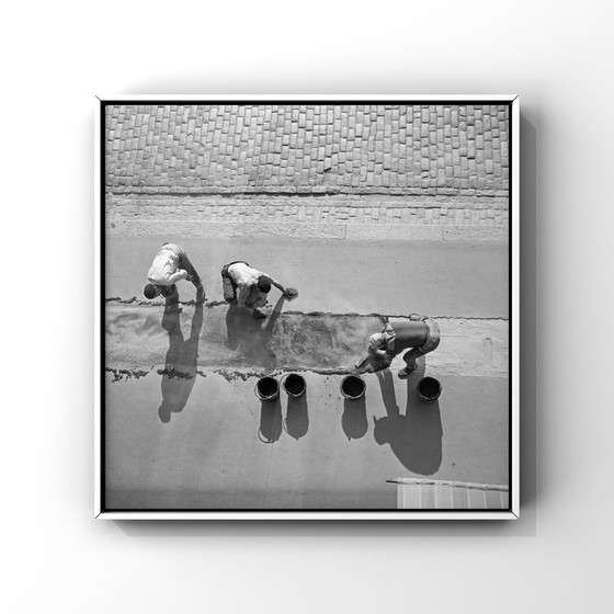 Image 1 of 1X Fine Art Schwarz-Weiß | Arbeitstag, 1957