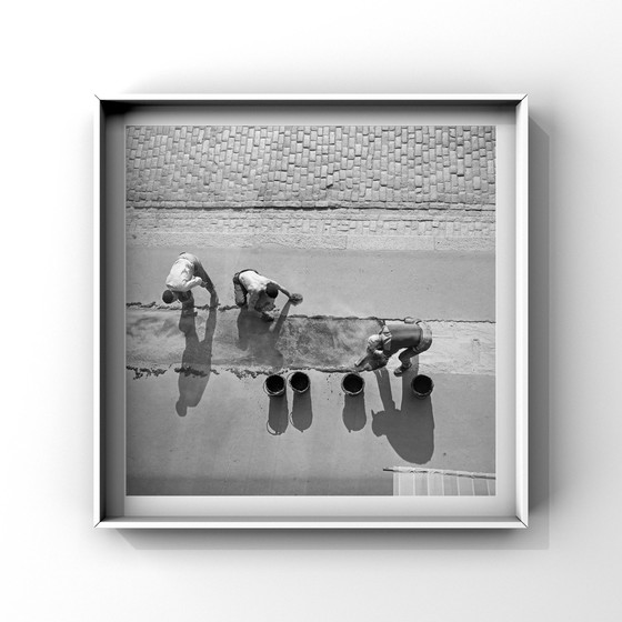 Image 1 of 1X Fine Art Schwarz-Weiß | Arbeitstag, 1957