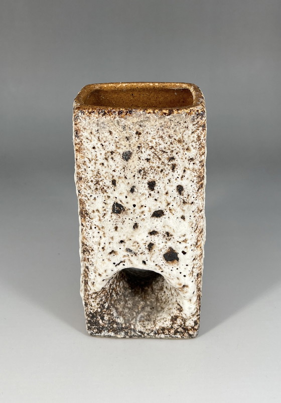 Image 1 of Keramiek Vase Van Woerden Fat Lava Space Age