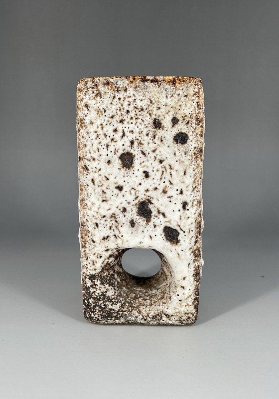 Image 1 of Keramiek Vase Van Woerden Fat Lava Space Age