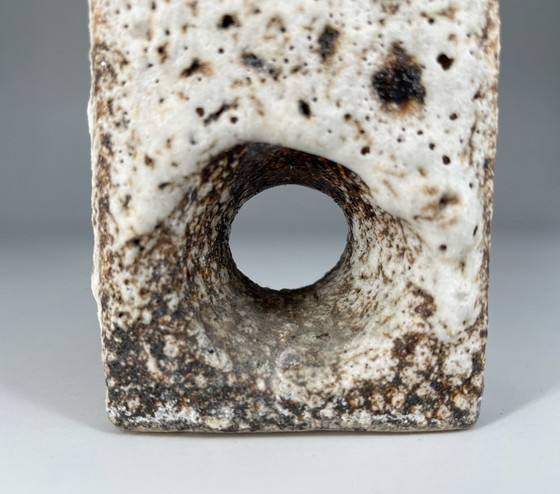 Image 1 of Keramiek Vase Van Woerden Fat Lava Space Age