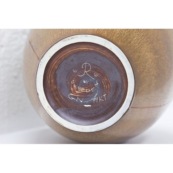 Image 1 of Bodenvase aus Steingut von Gunnar Nylund für Rörstrand, Schweden 1950