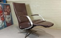 Leder Ruhesessel Drehsessel Fauteuil Sessel
