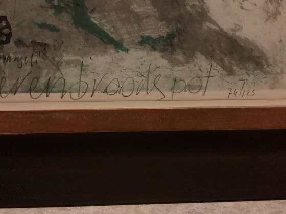 Image 1 of Lithographie "Erzengeli" Gerti Bierenbroodspot