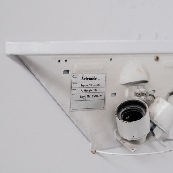 Image 1 of Paar Wandlampen aus der Mitte des Jahrhunderts von Angelo Mangiarotti für Artemide, Italien 1970er Jahre
