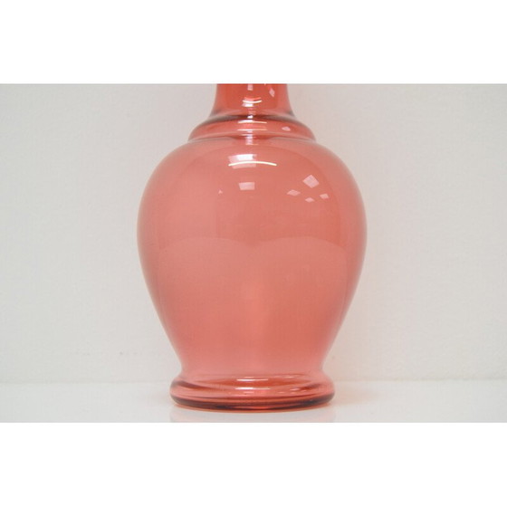 Image 1 of Vase aus tschechischem Kunstglas von Glasswork Novy Bor, 1950er Jahre