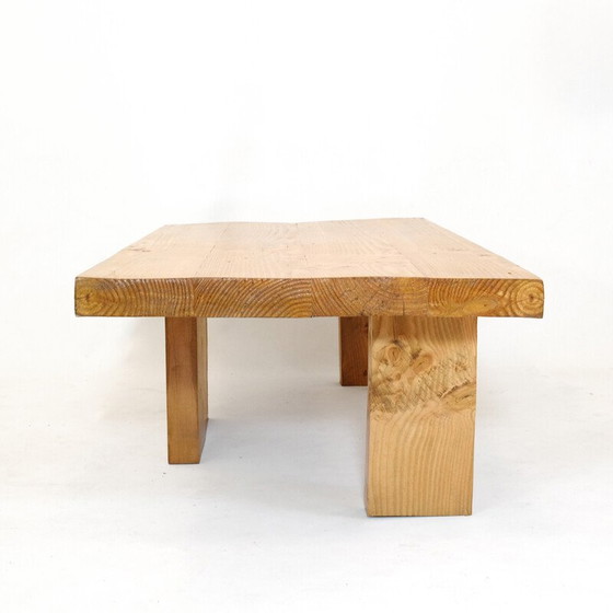 Image 1 of Vintage Couchtisch aus massiver Kiefer, 1970-1980