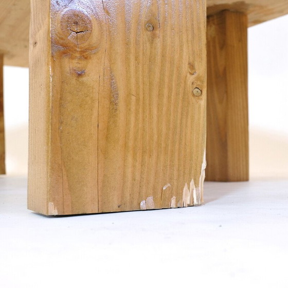 Image 1 of Vintage Couchtisch aus massiver Kiefer, 1970-1980
