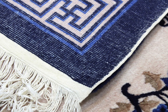 Image 1 of Original Handgeknüpfter Alte China Peking Art Modern 202 X 140 Cm Top Zustand