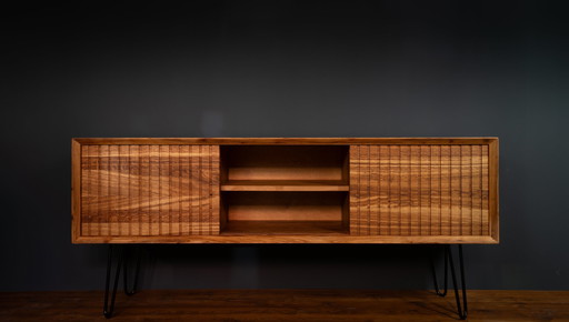 Sideboard 160Cm Aus Massivem Ulmenholz