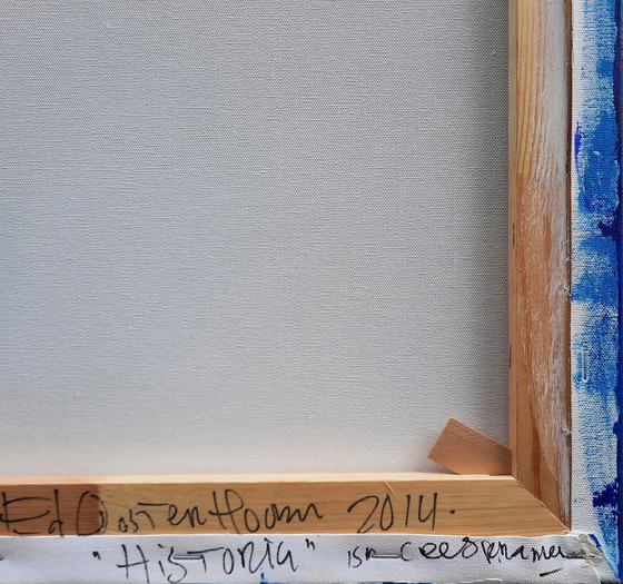 Image 1 of Serie von 4 gemalten Fotografien von Ed Oosterhoorn