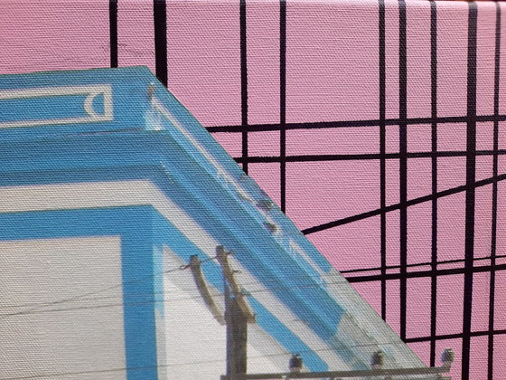 Image 1 of Serie von 4 gemalten Fotografien von Ed Oosterhoorn