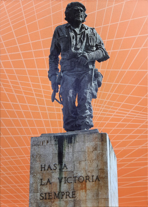 Image 1 of Serie von 4 gemalten Fotografien von Ed Oosterhoorn