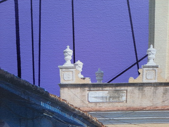 Image 1 of Serie von 4 gemalten Fotografien von Ed Oosterhoorn