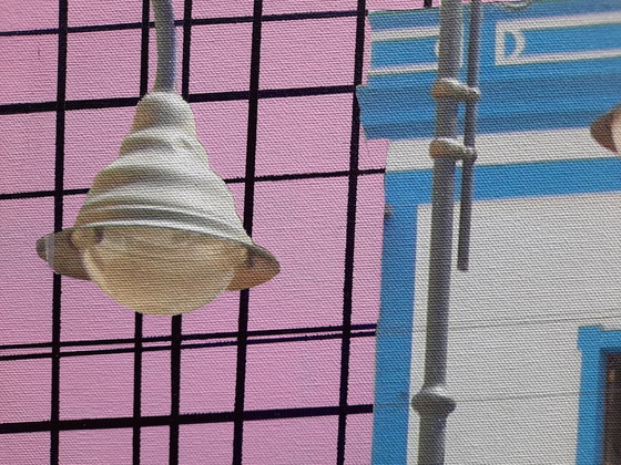 Image 1 of Serie von 4 gemalten Fotografien von Ed Oosterhoorn