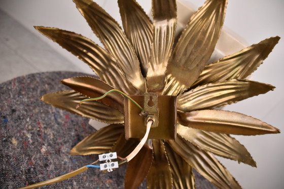 Image 1 of Maison Jansen Blumenwandlampe