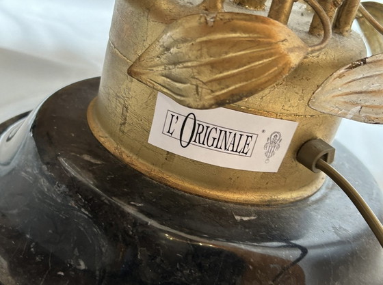 Image 1 of Stehleuchte L'originale SRL Italia Murano Kelche vergeuldet