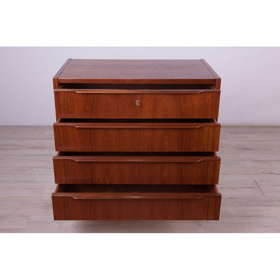 Image 1 of Mid Century Dänische Teak Kommode, 1960er Jahre