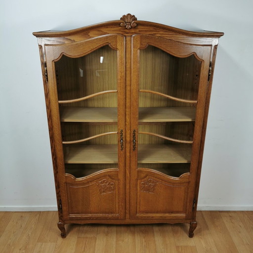 Vintage Country Vitrine, Buffetschrank, Bücherregal Wandschrank