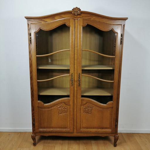 Vintage Country Vitrine, Buffetschrank, Bücherregal Wandschrank