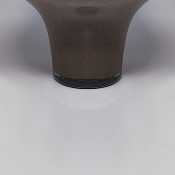 Image 1 of 1970er Jahre Wunderschöne beigefarbene Vase aus Muranoglas von Dogi. Hergestellt in Italien