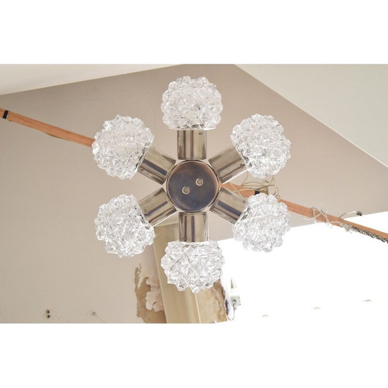 Image 1 of Vintage-Kronleuchter von Kamenický Šenov, Tschechoslowakei 1960