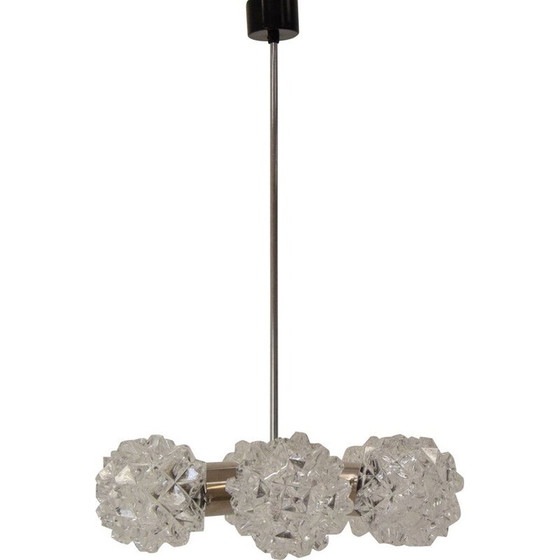 Image 1 of Vintage-Kronleuchter von Kamenický Šenov, Tschechoslowakei 1960