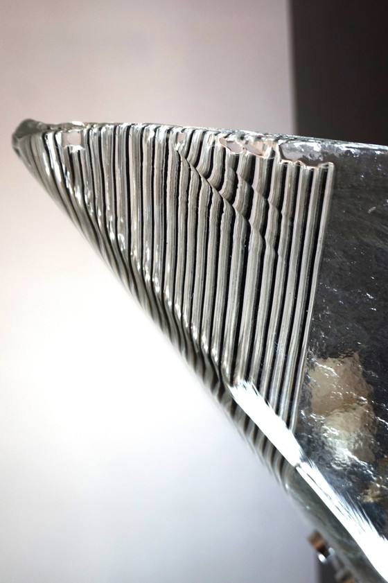 Image 1 of Vetri Murano-Eisglas-Wandleuchte, 1970