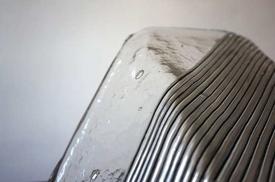 Image 1 of Vetri Murano-Eisglas-Wandleuchte, 1970