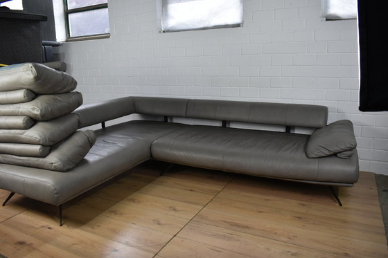 Image 1 of Ledersofa Dieter Knoll Collection Ledercouch Lederecksofa Sofa Couch Ecksofa 