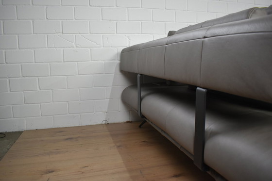 Image 1 of Ledersofa Dieter Knoll Collection Ledercouch Lederecksofa Sofa Couch Ecksofa 