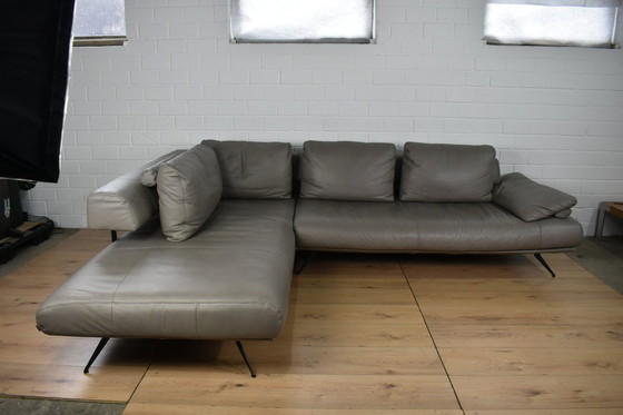 Image 1 of Ledersofa Dieter Knoll Collection Ledercouch Lederecksofa Sofa Couch Ecksofa 
