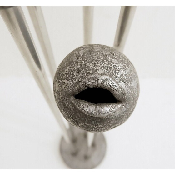 Image 1 of Abstrakte Lippenskulptur aus Metall von John Cotter