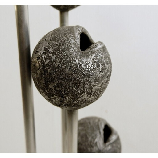 Abstrakte Lippenskulptur aus Metall von John Cotter