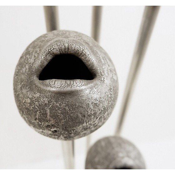 Image 1 of Abstrakte Lippenskulptur aus Metall von John Cotter