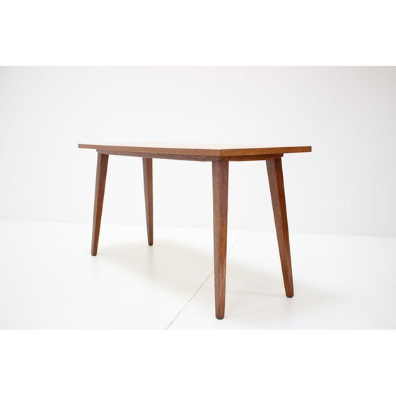 Image 1 of Vintage Couchtisch aus Nussbaumholz von Dřevotvar, Tschechoslowakei 1956