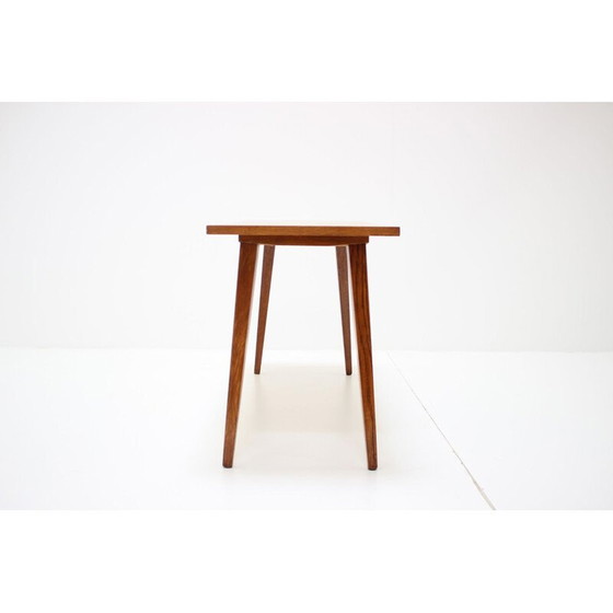 Image 1 of Vintage Couchtisch aus Nussbaumholz von Dřevotvar, Tschechoslowakei 1956